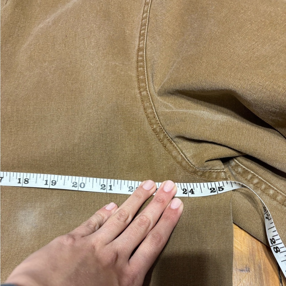 Vintage Men Barn Levis Distressed Tan Brown Jacket Corduroy Plaid Jacket Large - Picture 12 of 15